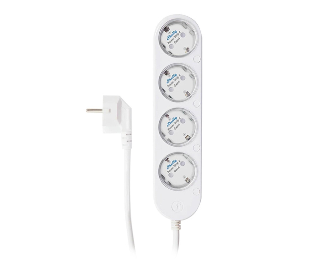 Shelly Smart Listwa zasilająca 12A Power Strip 4 Gen4 Zigbee/Matter - 1490044 - zdjęcie